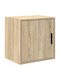 Wall Living Room Cabinet Made of Particle Board Sonoma Oak 40x30x41cm