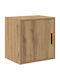 Wall Living Room Cabinet Made of Particle Board Oak 40x30x41cm
