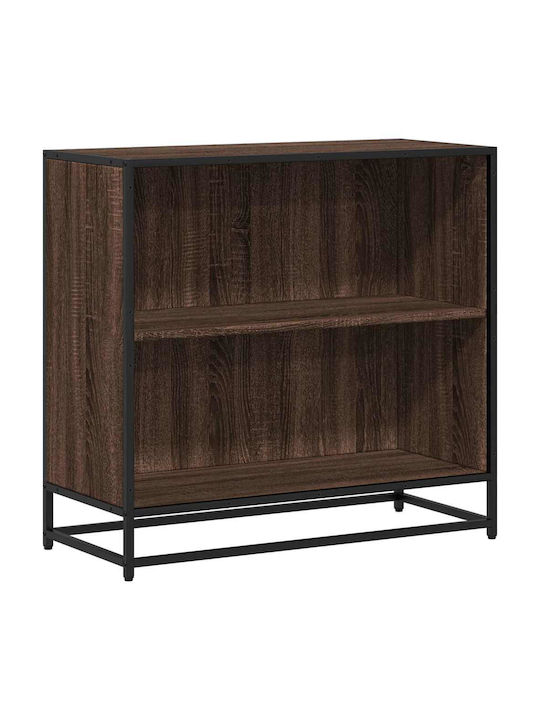 Bookcase Brown Oak 80.5x35x76cm