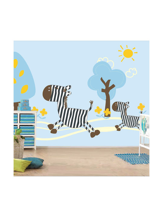 Tapet cu Abțibilduri Zebra 250cm