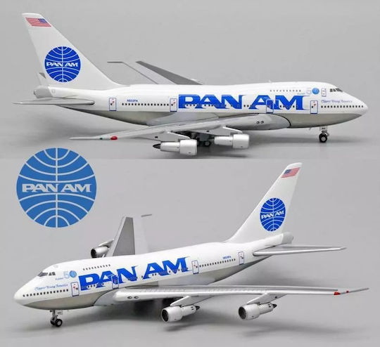 Ready-Made Metal Airplane Model Scale 1/400 JC Wings Pan Am Boeing 747SP "Clipper Young America 50th"