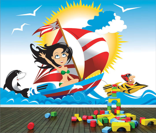 Self-Adhesive Wallpaper Sea Sports 235cm