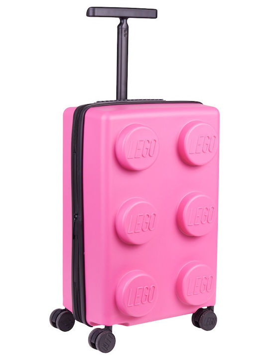 LEGO Brick Cabin Hard Bright Purple Suitcase Wi...