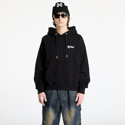 Off White Φούτερ Black, White με Κουκούλα Off White Φούτερ Black, White με Κουκούλα
