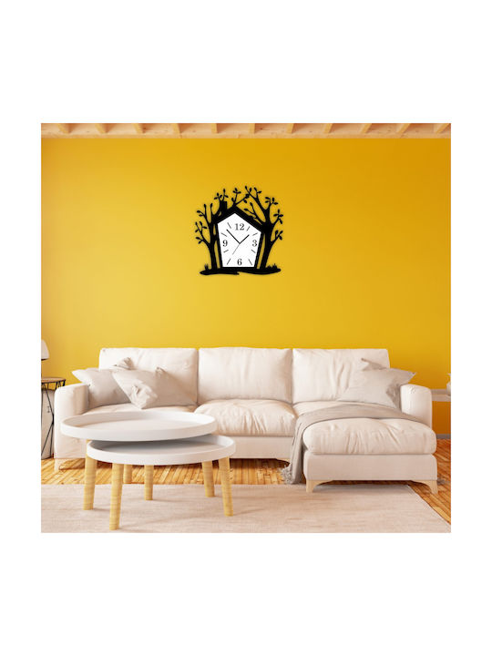 Wall Clock Little House 40cm X 40cm Thickness 5mm