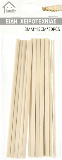 Cosmofan Bastelstäbchen 3mm*15cm 30 Stück 83552