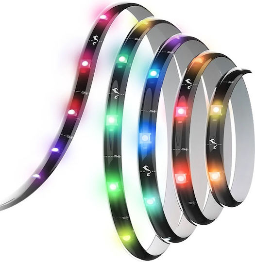 Yeelight Smart Ταινία LED Lightstrip Wi-Fi USB 5V RGBW Φως 2m με Τροφοδοτικό