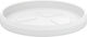 Veca Suport pentru ghiveci din plastic Alb 60bucx60buccm.