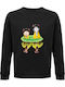 Hanorac Unisex Organic "Rick Morty Ft Breaking Bad" Negru