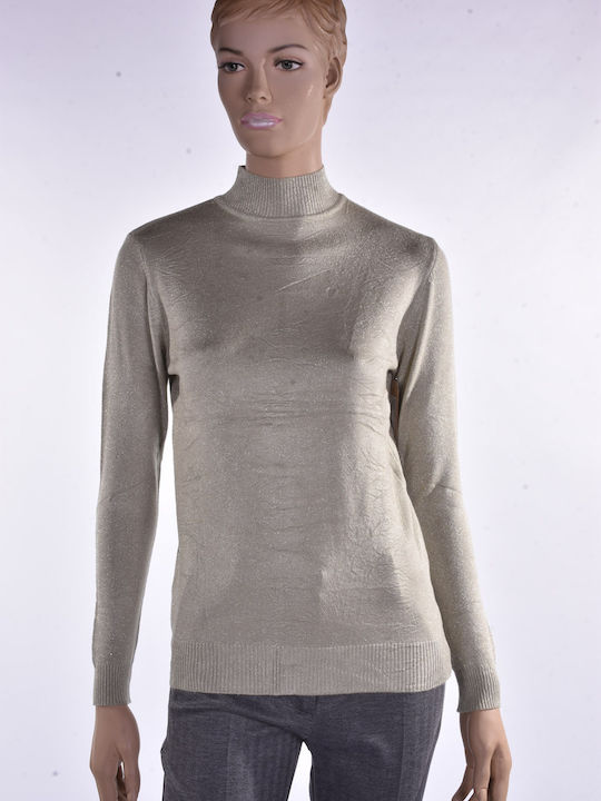 Raiden Women's Sweater Turtleneck Pink