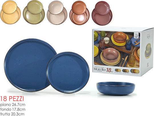 General Trade Multicolour Porcelain Dinnerware Set 18pcs