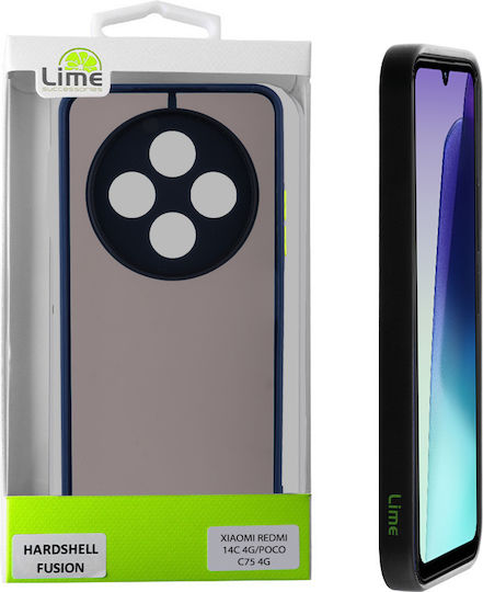 Lime Back Cover Plastic / Silicone Blue (Redmi 14C / Poco C75)