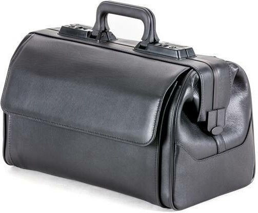 Duerasol Leder Medizinische Tasche in Schwarz Farbe