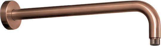 Braț de perete rotund 35cm Aisi316 inox PVD aur roz