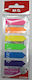 Plastic Arrow Adhesive Bookmarks M&g 45x12mm Colors 7 x 25 Pcs Ys-455