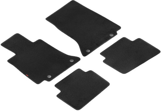 Lampa Set of Front and Rear Mats 4pcs for Mercedes-Benz C Class 2021 Black