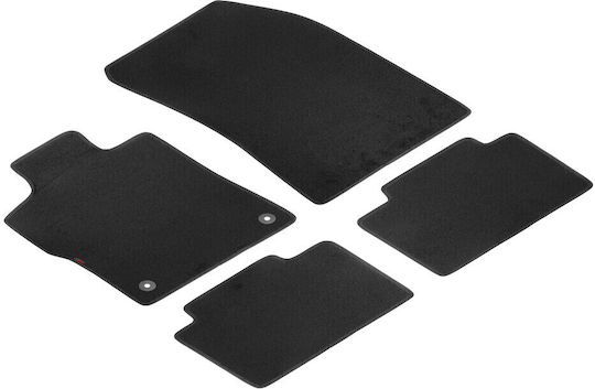 Lampa Set of Front and Rear Mats 4pcs for Peugeot 308 Opel Astra 2022 Black