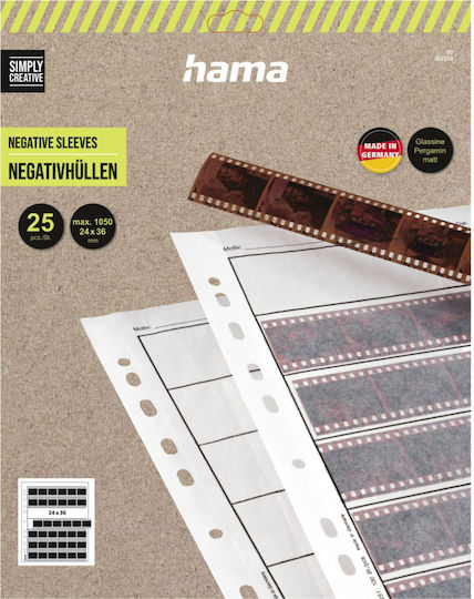 Hama Negative Sleeves Pergamin Matte 24x36 25 Sheets 260x310 2250