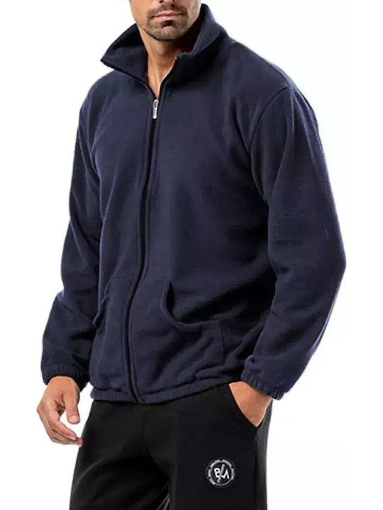 Bodymove Jachetă Fleece Bărbați Albastră