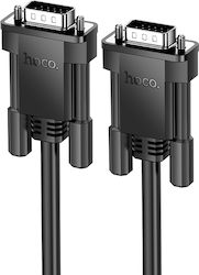 Hoco Cable VGA male - VGA male Μαύρο 1m (153275)