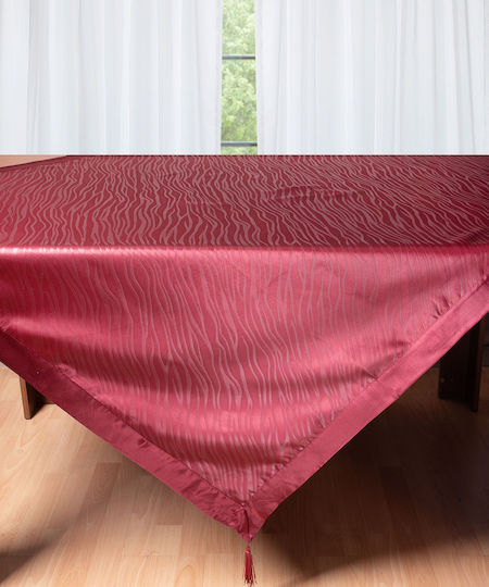 Silk Fashion Checkered 2009 Bordeaux 80x80cm
