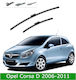 Front Wiper Blade Set Opel Corsa D 2006-2011 650mm 400mm Bosch Aerotwin 3398000119 26" & 16" 2 Pieces