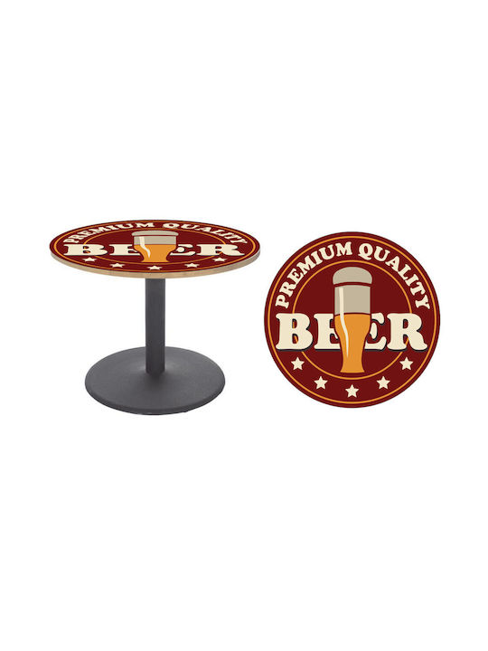 Beer Table Sticker 65cm Diameter
