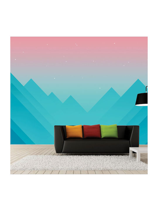 Self-Adhesive Wallpaper Green Pyramids 240cm