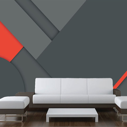 Charcoal Red Self-Adhesive Wallpaper 500cm