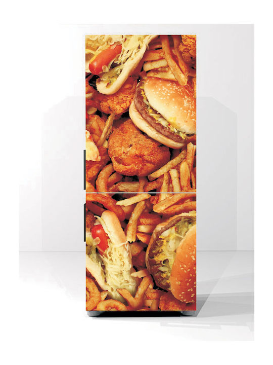 Fast Food 2 Fridge Sticker 150cm