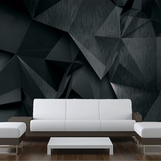 Charcoal Shapes Self-Adhesive Wallpaper 285cm