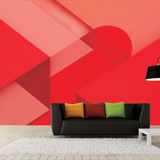 Self-Adhesive Wallpaper Red 500cm