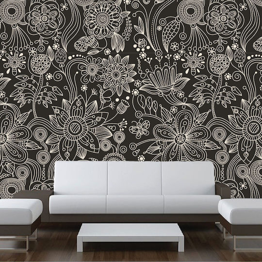 Classic Flowers Adhesive Wallpaper 2 500cm