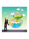Tapet adeziv Tree City 270cm