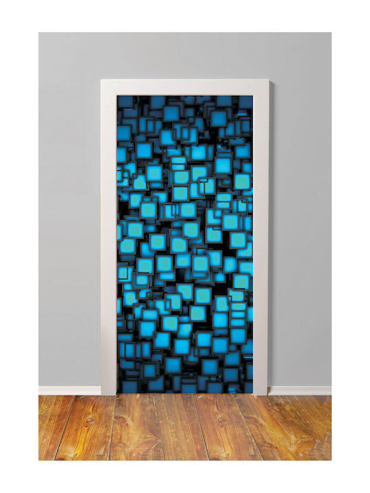 Door Sticker Squares 210cm