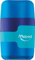 Maped Connect Διπλή Ξύστρα Βαρελάκι Μπλε Maped Connect Διπλή Ξύστρα Βαρελάκι Μπλε