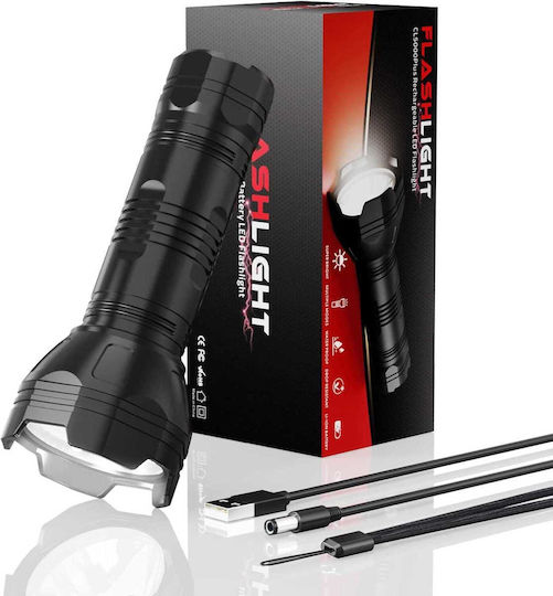 Lanternă de camping LED cu 5 moduri, baterie 3500 mAh