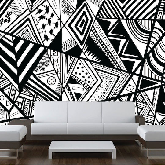 Αυτοκόλλητη Ταπετσαρία Black White 475cm