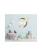 Wall Sticker Bunny Balloons 125cm X 125cm