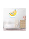 Sleeping Bunny Wall Sticker 103cm X 90cm