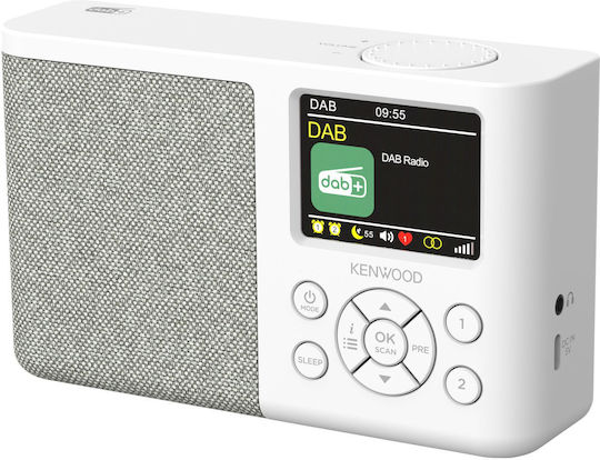 Kenwood CR-M33DAB Tragbares Radio DAB+ mit Bluetooth Weiß