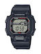 Digital Women's Watch Chronograph with Black Rubber Strap