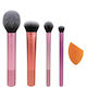 Real Techniques Make Up Brush & Sponge Set for Everyday Essentials 5pcs