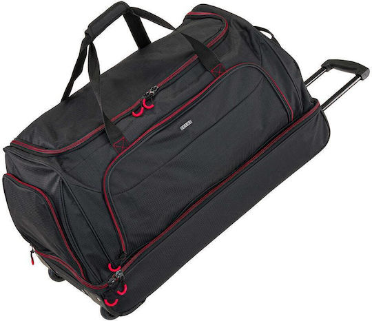 RCM Sack Voyage 94lt Black with Wheels Fabric L70xW32xH32cm