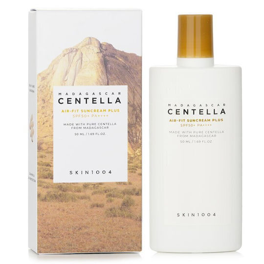 Skin1004 Madagascar Centella Air-fit Plus Cremă Minerală Cu Protecție Solară Pentru Față SPF50+ 50ml