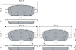 Bosch Disc Brake Pad Set Bosch Disc Brake Pad Set