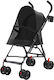 Animal Dog/Cat Carrying Black Stroller for 6kg Pets