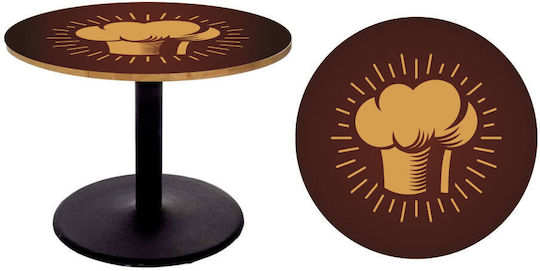 Chef Hat Table Sticker 40cm Diameter
