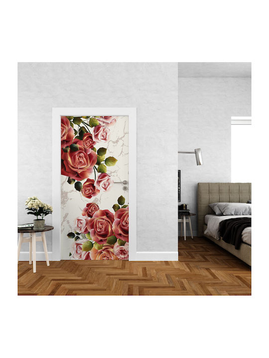 Door Sticker Roses 90cm