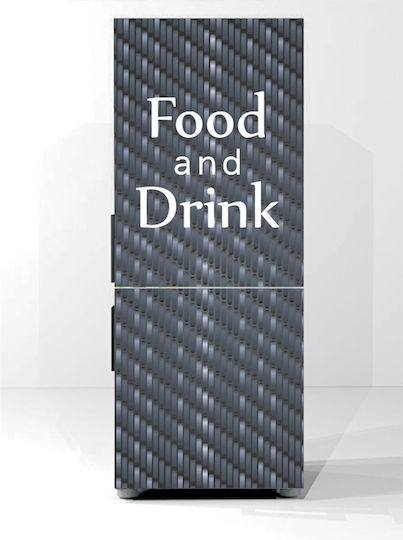 Αυτοκόλλητο Ψυγείου Food Drink 190cm
